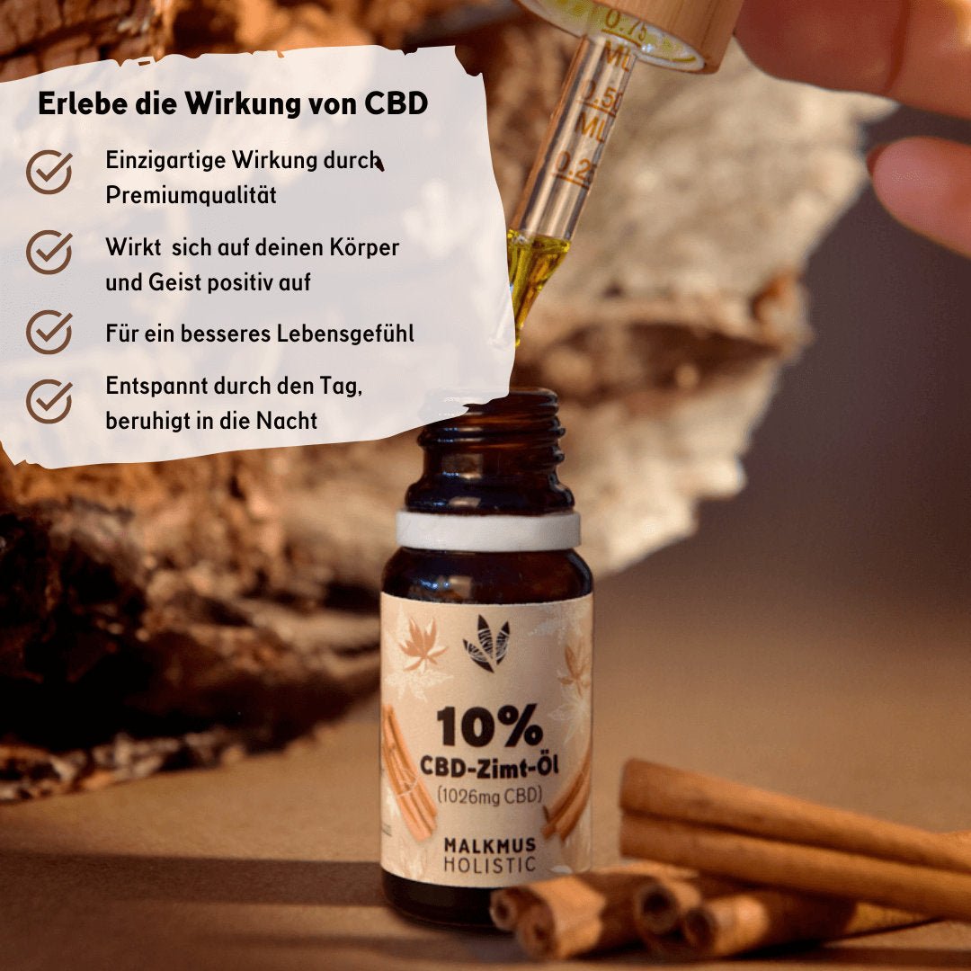 CBD-Zimt Öl 10% 10 ml Malkmus Holistic