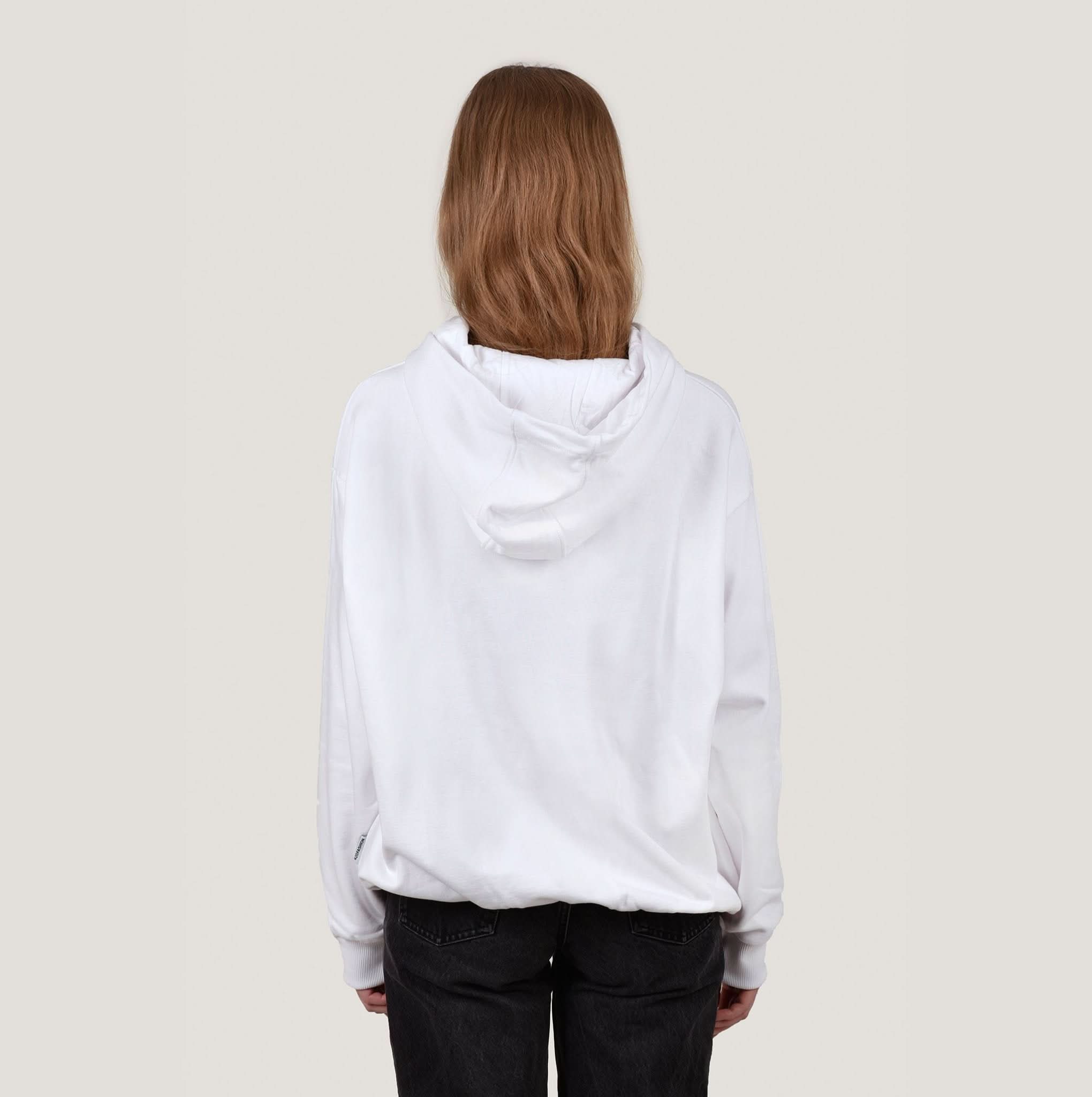 HAPPY 420 - White Oversize Hoodie - Happy420.de