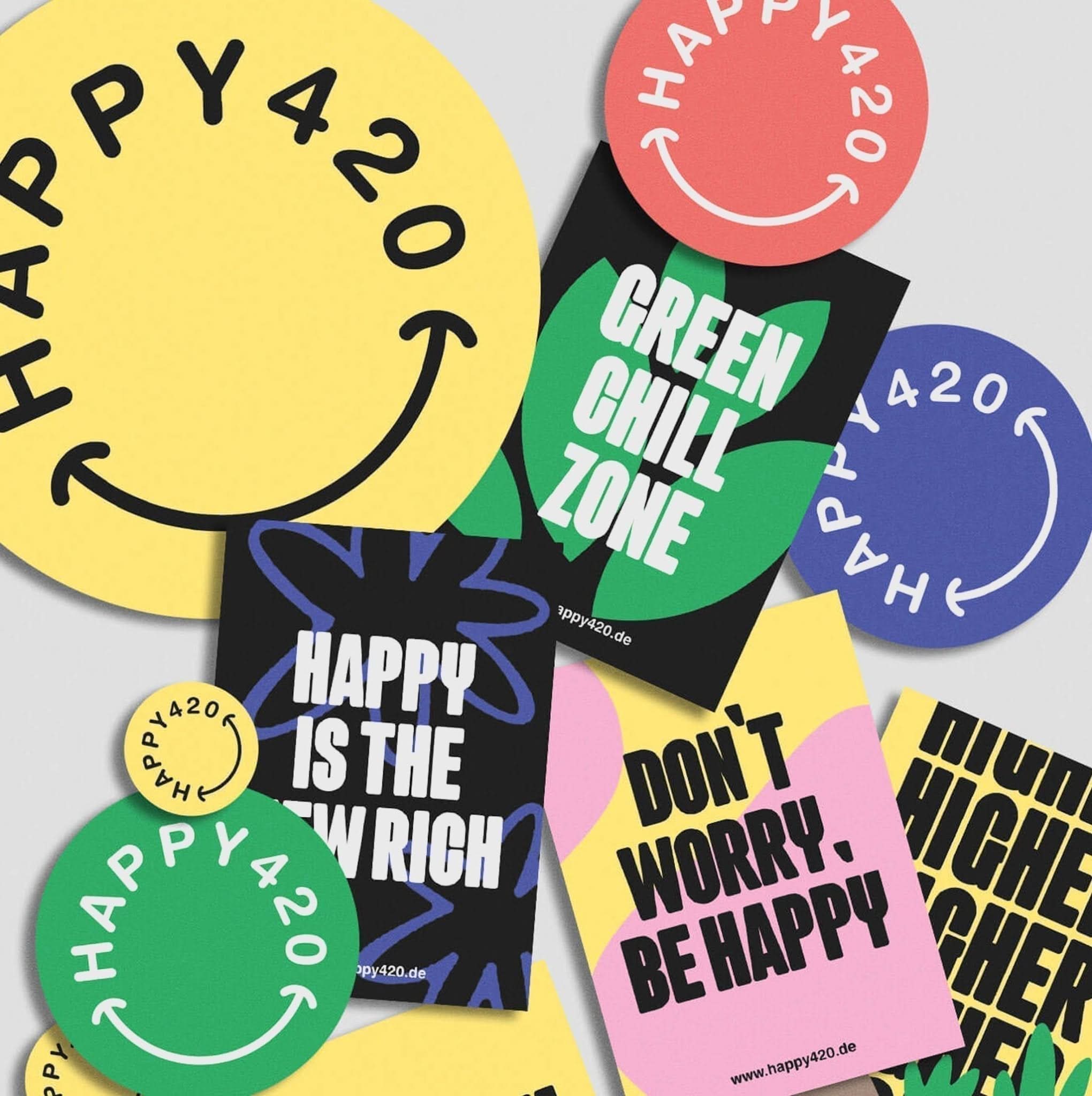 Happy420 - Stickerpack 1 - Happy420.de