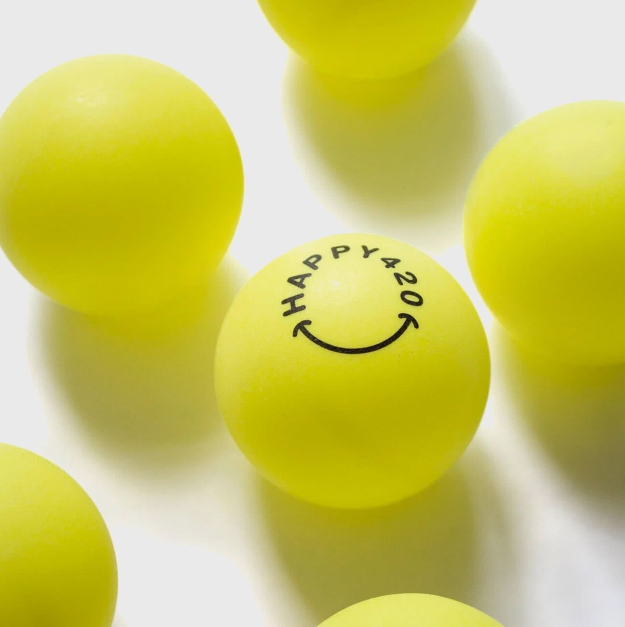 Happy420 Tischtennisbälle 6 Stk. - Happy420.de
