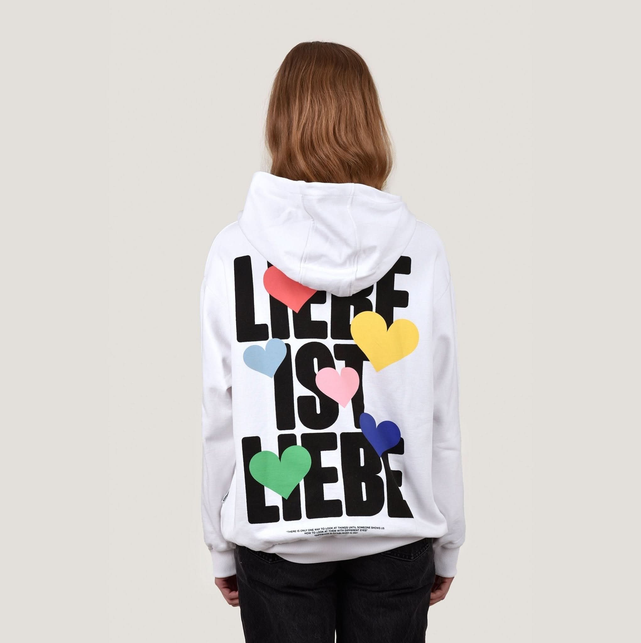 LIEBE IST LIEBE H – White oversize - Happy420.de