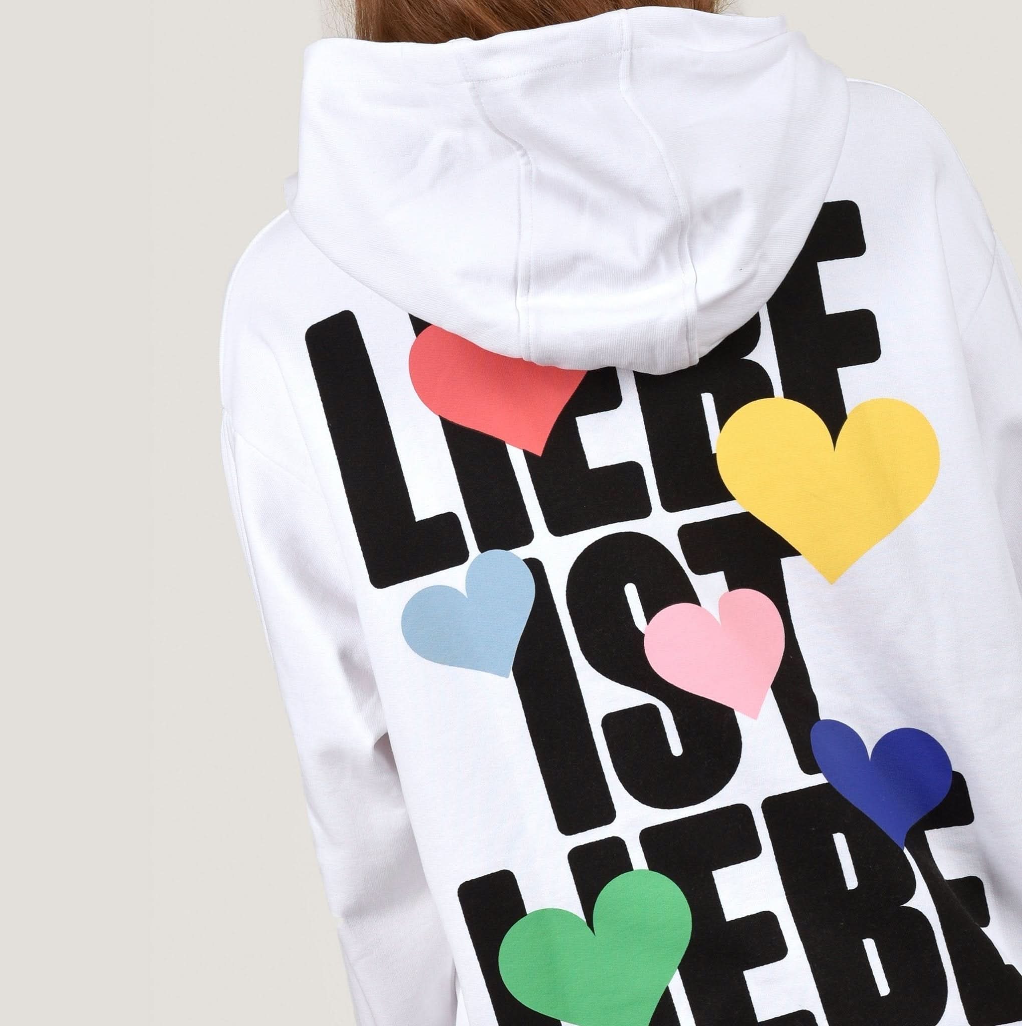 LIEBE IST LIEBE H – White oversize - Happy420.de
