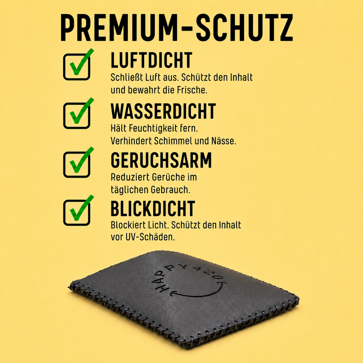 Neu! ✨ Luxus Leder Baggie ✨Wildcard Large