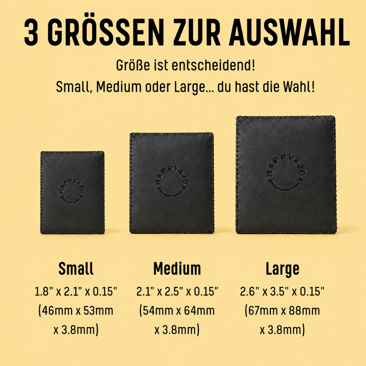 Neu! ✨ Luxus Leder Baggie ✨Wildcard Large
