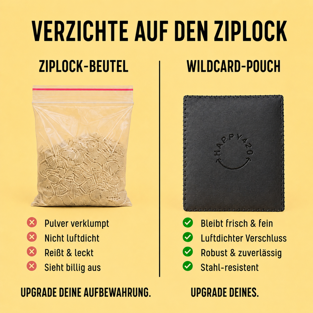 Neu! ✨ Luxus Leder Baggie ✨Wildcard Large