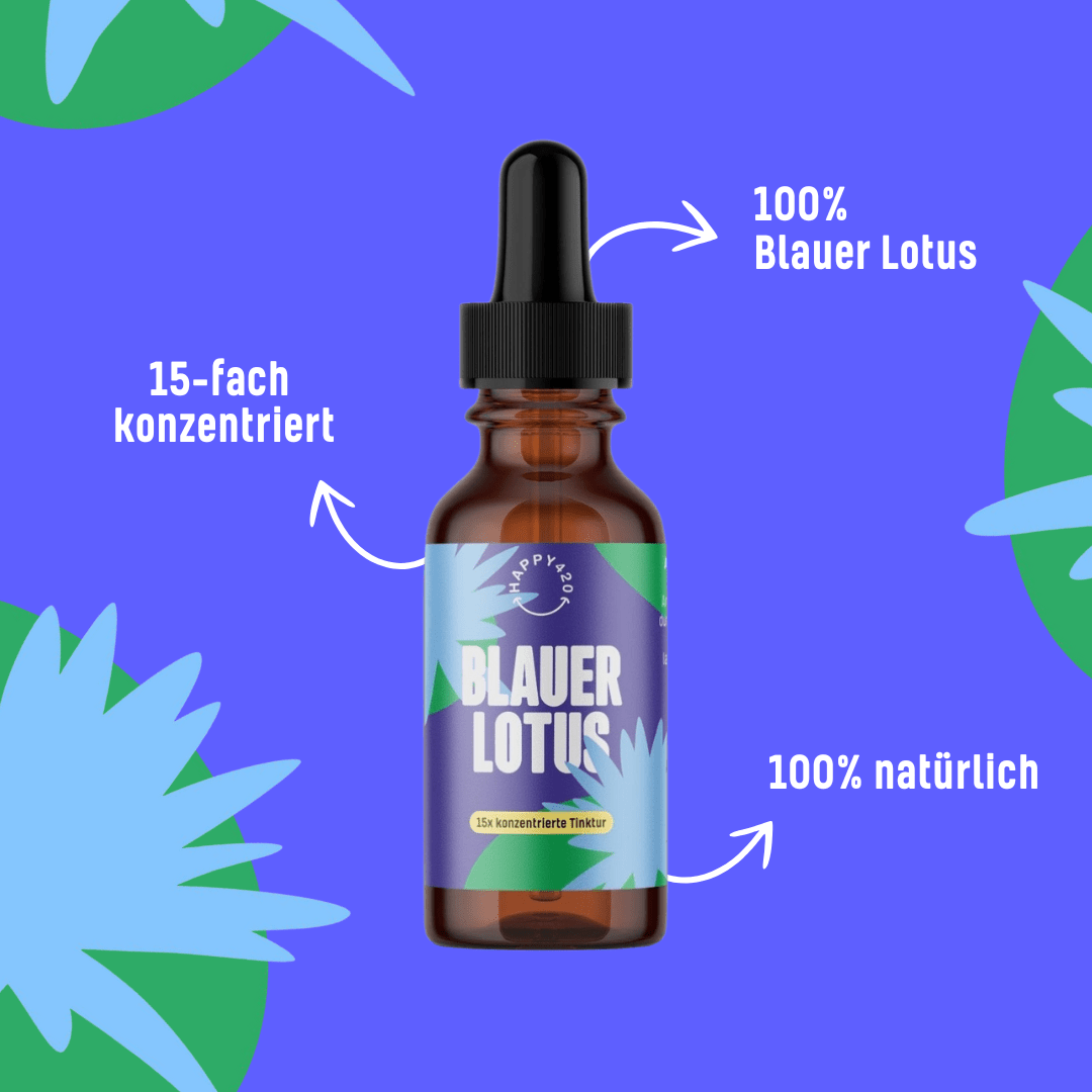 Blauer Lotus Tinktur 🪷 - Happy420.de