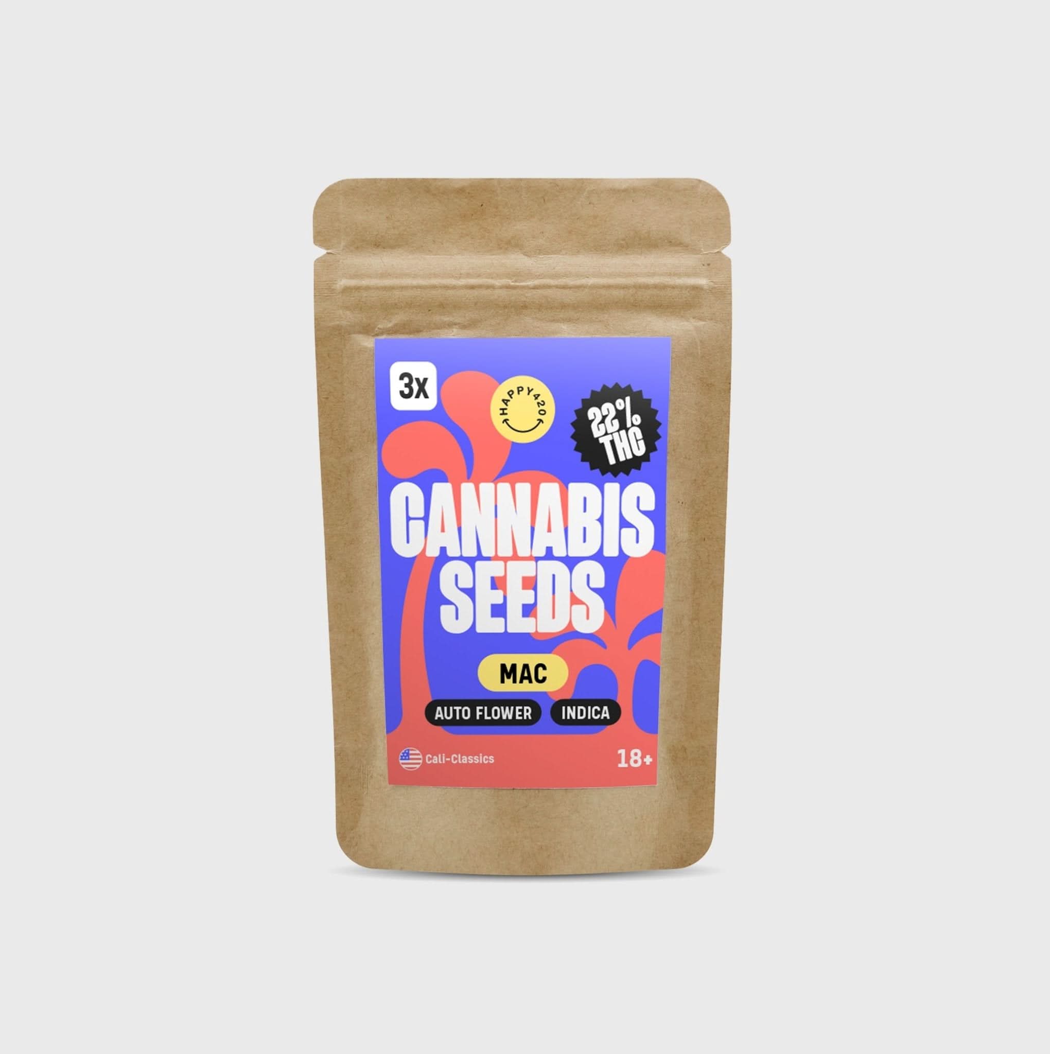 Cali Genetics MAC 20% THC 🌱 auto flower - Happy420.de
