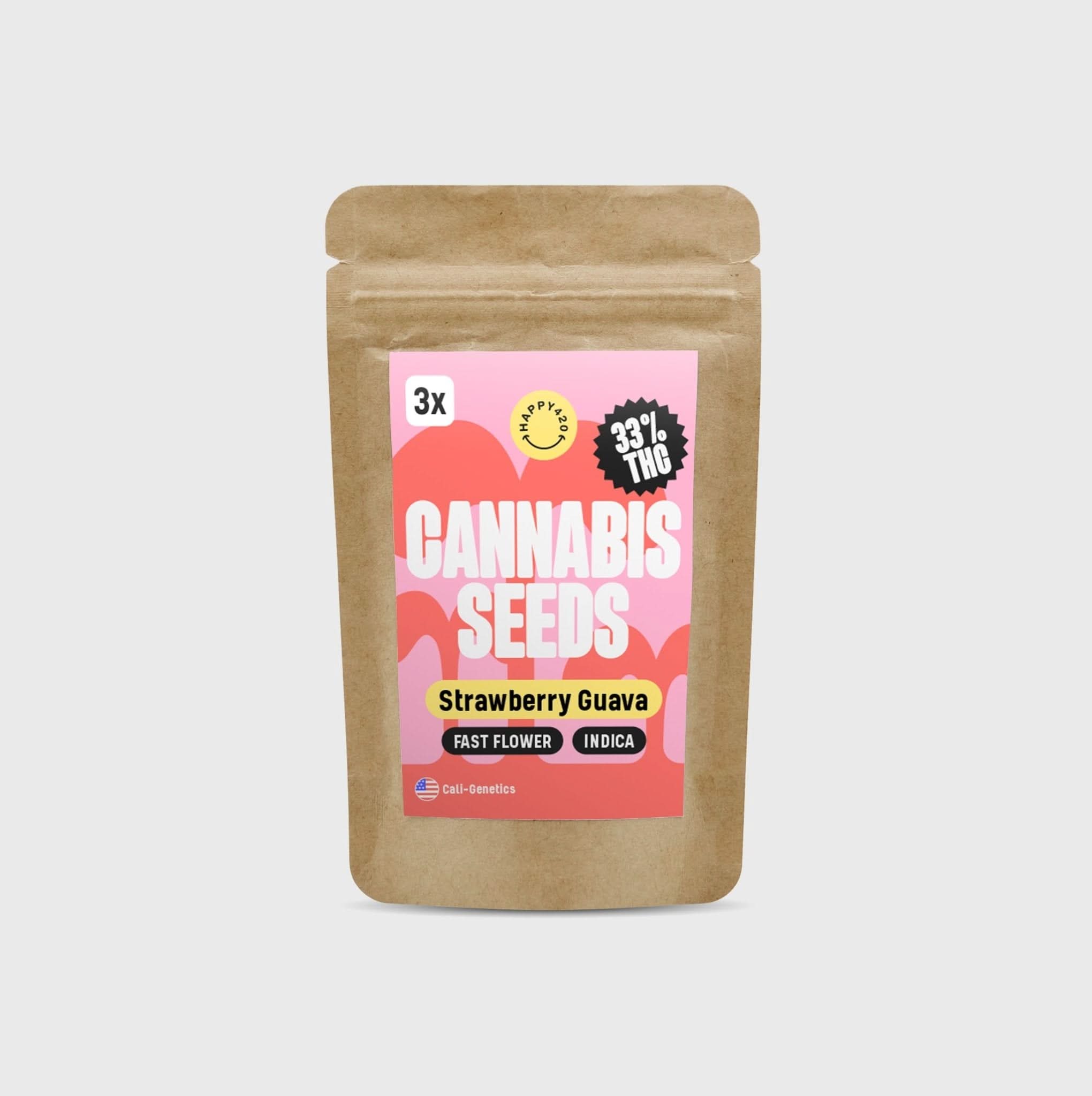 Cali Genetics Strawberry Guava 33% THC 🌱 fast flowering - Happy420.de