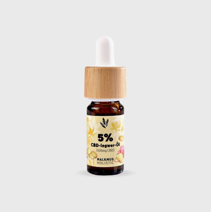 🌱 CBD+Ingwer Naturextrakt PREMIUM Öl 10ml - Happy420.de