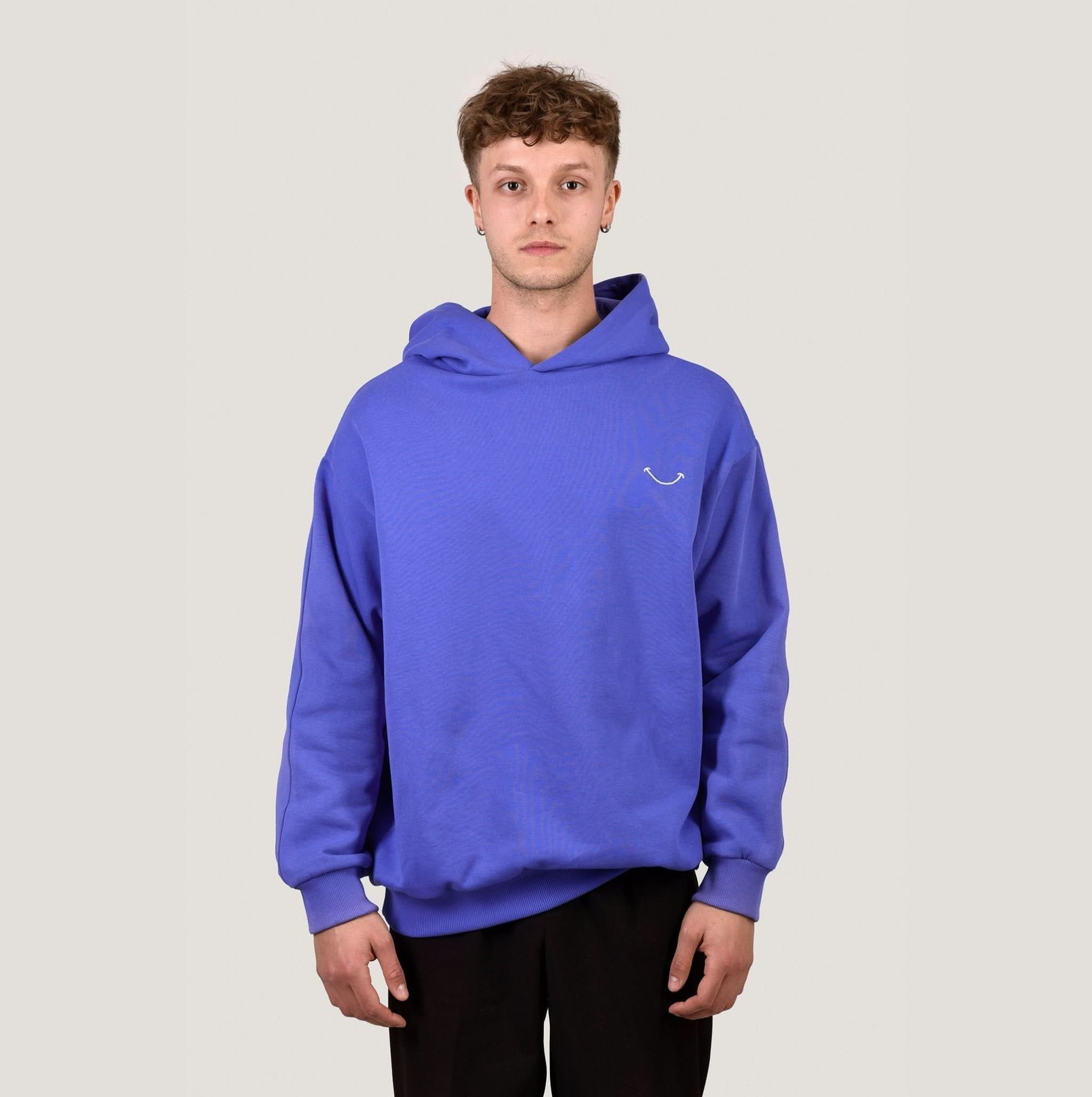 SMILE HOODIE - PURPLE - Happy420.de